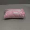 Pro Goleem Infant Car Seat Head Neck Body Support, Ultra-Soft Minky and Microfiber Newborn Car Seat Insert, Perfect for Car Seat, Stroller, 2-in-1 Reversible, Girls, Pink