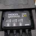NOCO Genius GEN5X3: 3-Bank, 15A Onboard Battery Charger - 5A Per Bank, 12V Waterproof Marine Charger with Overcharge Protection & Temperature Compensation  for Lead-Acid & Lithium Batteries