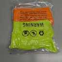 2 x Women's Neon Scrunch Crew Socks 80s 90s Retro 3-Pack Cotton Stacked Boot Calf Cozy Ribbed Slouchy Socks Size 5-10 (1-white/Neon Green/Neon Orange)