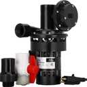 Automatic Utility Sink Pump Installed Directly Under Sink Gravity-free Drainage Heavy-Duty Thermoplastic 115V Includes Drain Screen Check Valve & Ball Valve