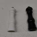 Le Creuset Salt and Pepper Mill Set, 8" x 2 1/2" each, Black & White (Large)