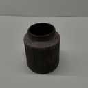 Rustic Vases for Home Decor. Ceramic Vase for Dining Table Decor. Terracotta Decorative Vase 6.1IN. ZSHLXM (Dark Brown)