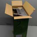 Portable Stainless Steel Grill, Home Charcoal Grill and Outdoor Folding Grill, Perfect for Traveling, Outdoor Cooking and BBQ, Camping, Picnics. (Silver Large)