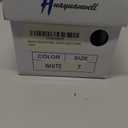 Women's Rhinestone Slide Sandals Slip On Flat Sandals Flip Flop Thong Sandals (White)