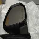 Lqito Right Passenger Side Mirror Compatible With 2014-2019 Toyota Highlander With Manual Folding Power Glass Heated Turn Signal Blind Spot Black Replaces #87910-0E282 TO1321361(7Pins)