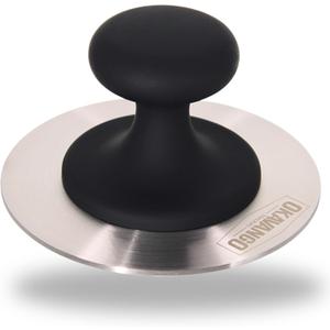 Burger Press Smash Burger Press - Hamburger Smasher Tool for Griddle & Grill Press Durable Stainless Steel Hamburger Press for Perfectly Cooked Smash Burgers - Burger Smasher (Black)