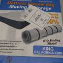 Storage Logic Foam Mattress Vacuum Bag for Moving, Storage, Vacuum Seal Mattress Bag with Straps (King/Cal-King)