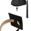 6 x Unisex Bachelor's Cap Fixing Hair Hoop - Minimalist Handmade Design Graduation Season Photo Prop Commencement Essential Decor