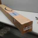 NECAUX 40 Inch Round Clear Table Cover Protector, 2mm Thick Upgraded Version, Unshrinkable Waterproof Scratch Resistant Plastic Tablecloth Protector Circle Table Pad for Dining Room Table Office Desk