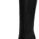 Modatope Knee High Boots Women Chunky Heel Square Toe Heeled Tall Boot for Women Fashion Side Zipper Long Boot (7.5)