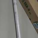 rabbitgoo Window Privacy Film for Glass Windows with Kit Decorative Clings UV Blocking Heat Control Static Cling Removable Bathroom Bedroom Door Home Coverings Pure, 23.6 x 118.1 inches