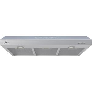 CIARRA Under Cabinet Range Hood 30 inch Ductless Convertible Duct, Stove Vent Hood for Kitchen with 3-Speed Exhaust Fan in Stainless Steel