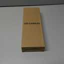 DRomance Christmas Flameless Taper Candles Battery Operated with Remote and Timer Real Wax LED Flickering Taper Candles 3D Wick Hand-Colored Painted Deer Holiday Indoor Decor(2 Pack, 0.79 x 11.4)