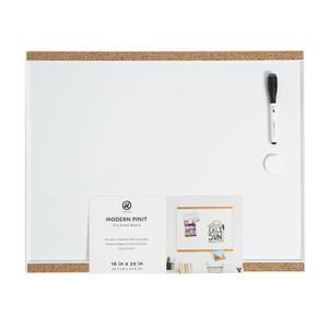 Modern Pinit Magnetic Dry Erase Board Frame, 16x20