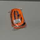 Heavy Duty Dog Leash, 4-6FT Shock Absorbing Dog Leashes with Traffic Handle and Comfortable Padded Handles, Advanced Easy Metal Clip, No Pull Reflective Leash for Medium Large Dogs that Pull (Orange)