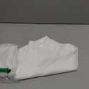 2 Pack Fabric Snap-in Shower Curtain Liner Replacement,Compatible with Hookless Shower Curtain with Snap in Liner, Removable & Water-Repellent,Machine Washable,70x54,White