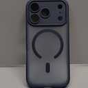 TORRAS Stronger Magnetic & Shockproof for iPhone 17 Pro Case, Fit for MagSafe, Mil-Grade Drop Protection, Camera Control, DIY Button, Slim for iPhone 17 Pro Phone Case Translucent Deep Blue