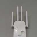 WiFi Extender,WiFi Extender Signal Booster for for Home & Outdoor,Device Servers Covers Up to 6000 Sq. ft and 35 Devices,Internet Booster,Quick Setup,with Ethernet Port & Access Point.-Medium