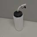 1 Liter Water Bottle with Straw | Hockey Water Bottle with Long Straw | Easy Squeeze Bottles + Built In Finger Grip | BPA-Free Sports Water Bottle for Football, Lacrosse & Boxing | Made in USA