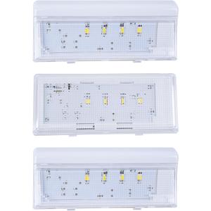 New 2 PCS W10515057 & 1 PCS W10515058 Refrigerators LED Light Set Compatible with Whirlpool Kenmore Maytag KitchenAid Refrigerator Light Bulb Replace Part WPW10515057, WPW10515058,W10522611