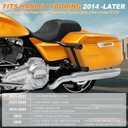 Saddlebag Guards Tip-Over Crash Bars Rails Rear Saddlebags Support Bracket Protection Kit for Touring Street Glide FLHX Road Glide Road King Electra Glide Ultra Limited CVO 2014-2026