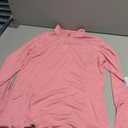 MAGCOMSEN Sun Shirt Women Long Sleeve Quick Dry Lightweight Athletic Pullover Golf Hiking Athletic Workout Tops Pink S