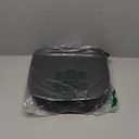 BUYUE Thickened 2.5" Friendly Woven Fabric Dining Chair Cushion, U-Shape High Density Foam Comfortable Chair Pad for Kitchen, Slip Resistant Indoor Seat Cushion (1 Piece, Dark Gray)