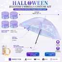 Dansydaisy Jellyfish Umbrella Costume LED DIY Halloween Cosplay