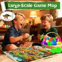 Prefilled Easter Eggs with Toys, 24 Pcs Filled with Dinosaur Toys Large Map, Easter Eggs Hunt for Kids, Party Favors, Basket Stuffers Fillers, Classroom Prize Supplies
