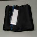 Autohesion Curtains for Windows,Bedroom Blackout Curtains for - Thermal Lnsulated No Drill Curtains Room Darkening Black Small Drapes, JILRON,(1 Panels,35Wx54L inch-Black)