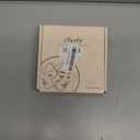 8 PCS Flat Hair Clips, 2 Styles 4 Colors Flat Claw Clips Hair Claws for Women Girls Medium Hair Volume (Black, white, gray, blue)