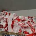 4th of July Decorations - Memorial Day Decor - 4 x 2.3 Ft Rag American Flag Banner for Home Party Supplies - Fourth of July Independence Day Accessories for 250th Anniversary Celebration Indoor Outdoor Decoration
