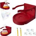 First Aid Equipment Wall Mount Compatible with Choking Rescue Device, with Mask Holder - No Equipment Included