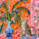 Springbok Cheetah and Ginger Jar 500 Piece Jigsaw Puzzle for Adults - Unique Cut Pieces - Made in USA