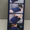 Double Sided Foot Warmer with LCD Display,Electric Feet Heating Pads for Women and Man with Non-Slip & Machine Washable,Electric Heated Foot Warmers with 8 Hrs Timer for Bed,Under Desk,Office,Home (Light Grey)