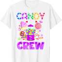 Candy Land Candy Crew Decorations Sweetie Candy Squad T-Shirt, Size: L