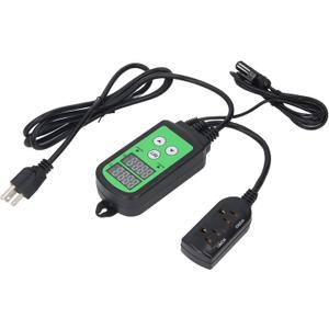 1500W Humidity Controller Pre Wired Outlet Stage Humidifier Dehumidifier LED Display Suitable for Greenhouses, Mushroom, Planting Tents (US Plug 100 to 240V)
