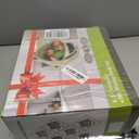 4-1 Colander with Bowl Set - Colander for Kitchen - Strainers and Colanders - Pasta Strainer - Fun Kitchen Presents - Rice Strainer Fruit Cleaner Veggie Wash Cooking Presents, White