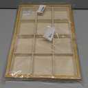 The Display Guys - Stackable Jewelry Tray and Organizer - for Drawers, Dressers, Store Display (12 Compartments, Bamboo Suede)