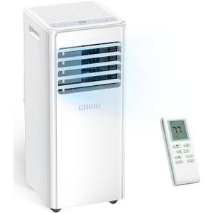 Portable Air Conditioners, 8,000 BTU AC Unit for Bedroom with 4 Modes Cooling/Dehumidifier/Fan/Sleep, Up to 300 sq.ft, 24H Timer & Remote, 45db Quiet, Portable AC Unit for Room Indoors