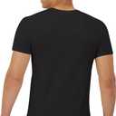 Hanes Men's Ultimate Comfort Fit Cotton Stretch Crewneck Undershirts, Multipack (Black, XL)