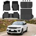 Mixsuper Floor Mat & Cargo Liner for 2022-2026 Jeep Grand Cherokee 5-Seater(WL Include 4xe, Not WK2 or WL75),All Weather TPE Floor Mats Protection for Cherokee Accessories,Full Set Anti-Slip Car Mats