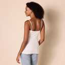 Amazon Essentials Women's Slim-Fit V-Neck Cami, Pack of 4, Size Small