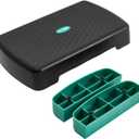 Yes4All Aerobic Exercise Step Platform, Exercise Stepper with Risers for Cardio and Strength Training, Workout Stepper for Home Gym