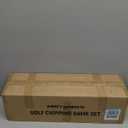 Golf Chipping Game Set : Portable 6-Angle Adjustable Practice Mat Set with 20 Sticky Balls for Indoor Outdoor Family Fun (Golf Club Not Included) (Green)