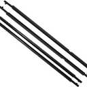 WFLNHB 4 x Weatherstrip Window Molding Trim Seal Belt Replacement for Toyota Highlander 2008-2010 (Black)
