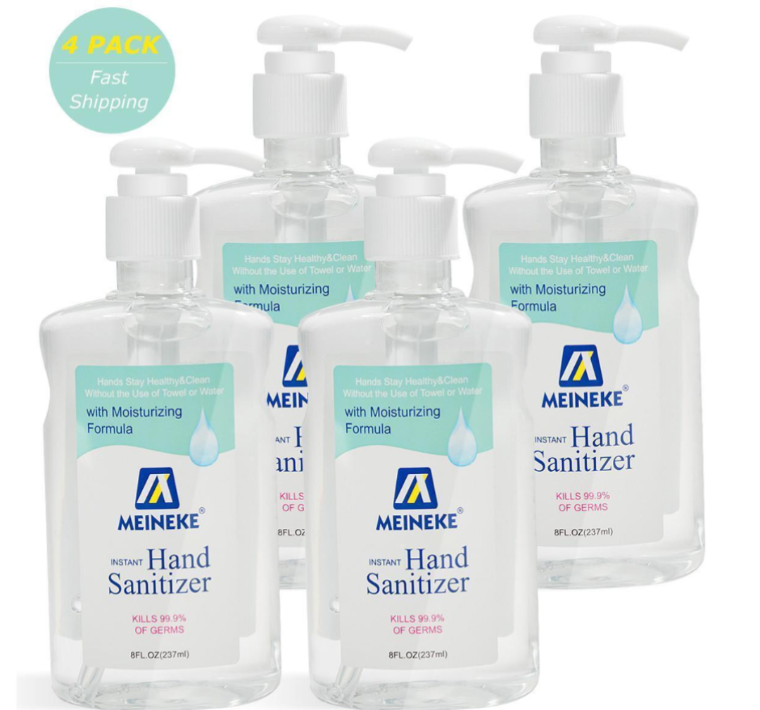 8 Fl. Oz. Advanced Hand Sanitizer Gel with 62% Alcohol Based,4 Pack 8 Fl. Oz. Advanced Hand Sanitizer Gel with 62% Alcohol Based,4 Pack