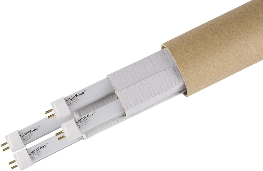 4Ft T5 28W LED Tube 5000K White 5000 Lumen Replace 54W T5HO Lamps Directly Work with Previous Ballast pack of 4