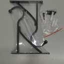 2pcs Iron Wall-Mounted Plant Hanger Rack Outdoor Hooks for Hanging Ceiling Hanging Hook Decorative Flowerpot Bracket Hanger (Black)