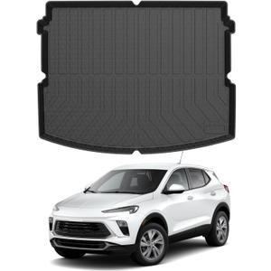 Mixsuper Custom Fit Cargo Liner for Buick Encore GX 2020-2024 2025 (Only Fits Models W/Cargo in Lower Position) All Weather Rear Trunk Liner Cargo Mat Black